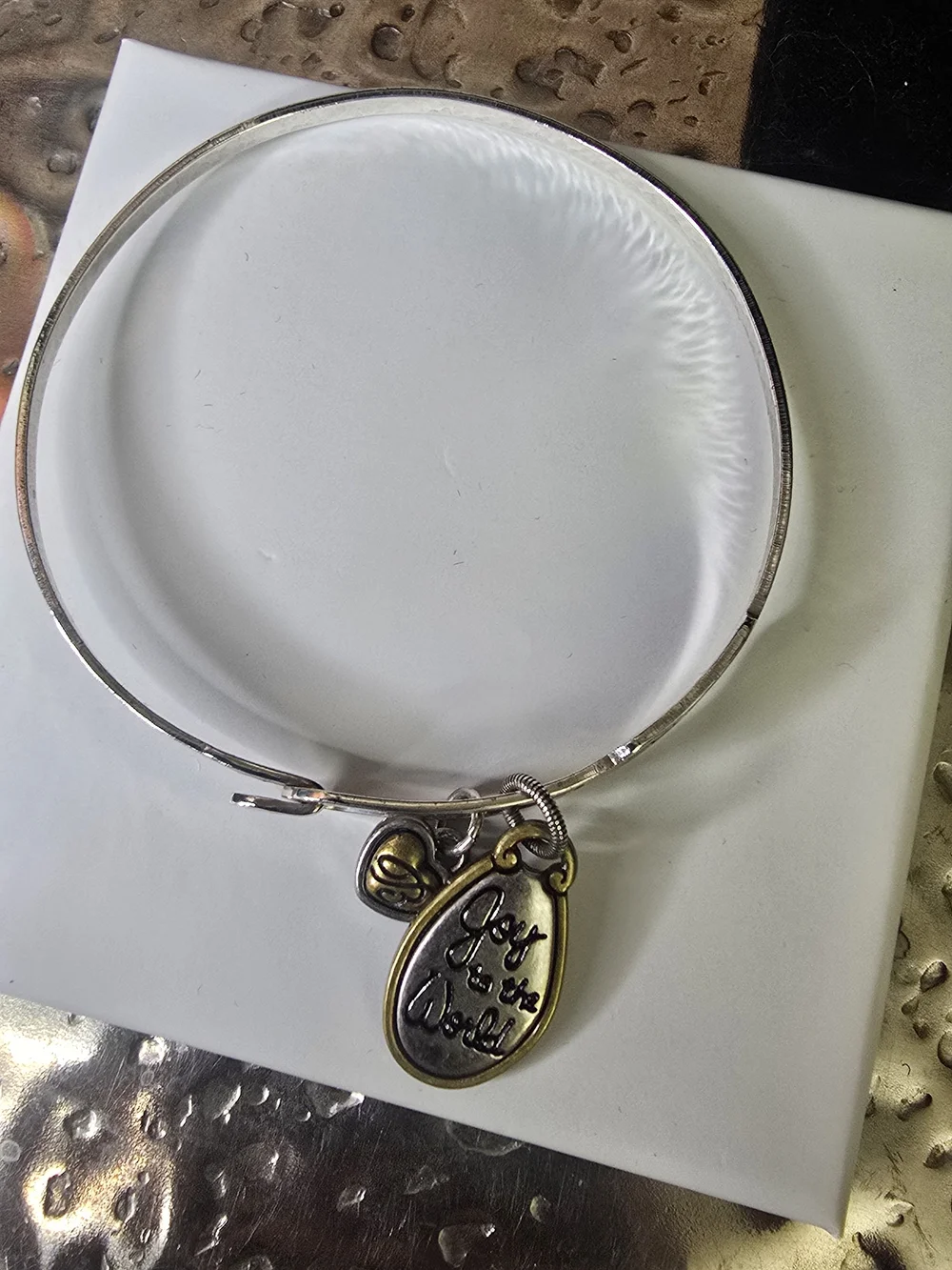Brighton hammered bangle